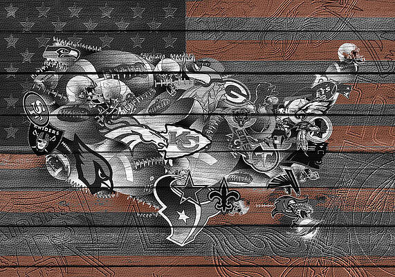 American Football Paintings Fine Art America