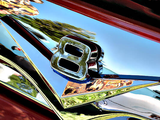 Wall Art - Photograph - V8 -- 1956 Ford Pickup at the Paso Robles Classic Car Show by Darin Volpe