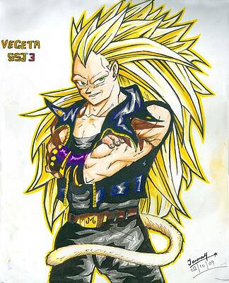 Goku SSJ2 vs Majin Vegeta SSJ2  Desenhos de anime, Tatuagens de anime,  Anime