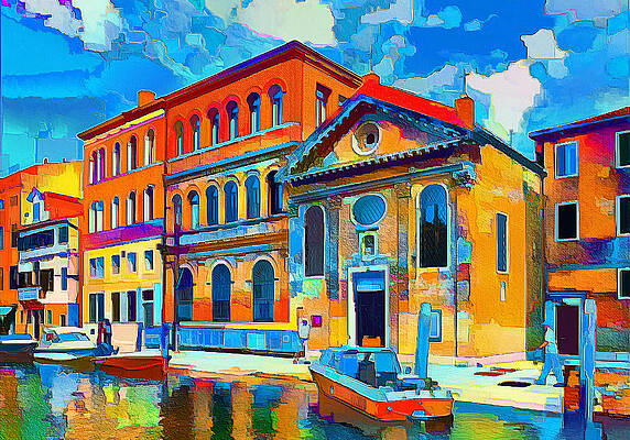 Venice Full Colors Digital Art By Yury Malkov