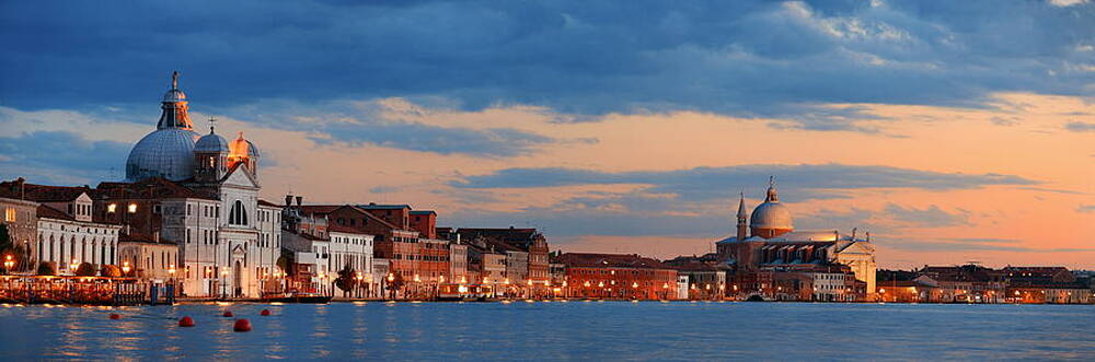 Venice skyline panorama at night by Songquan Deng Venice skyline panorama at night by Songquan Deng