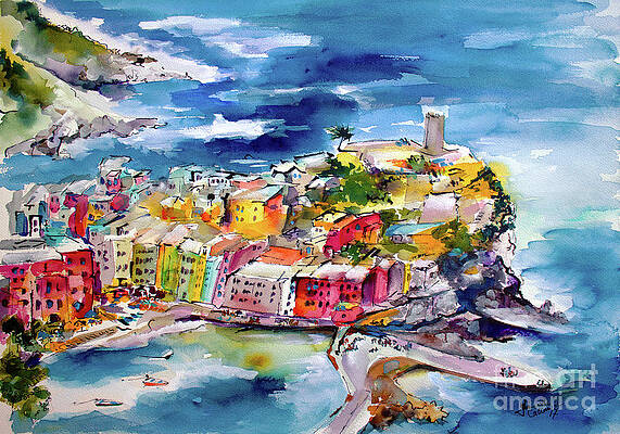 Cinque Terre Paintings Fine Art America