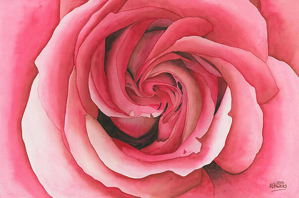 Wall Art - Painting - Vertigo Rose by Ken Powers