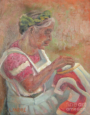 Viejita Bordando by Lilibeth Andre Viejita Bordando by Lilibeth Andre