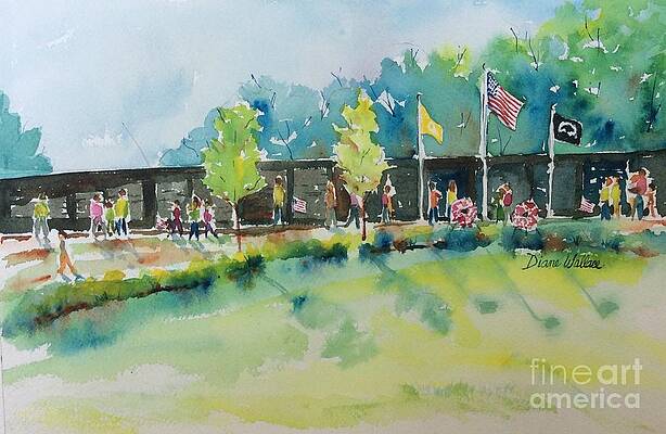 Vietnam War Memorial Paintings Fine Art America