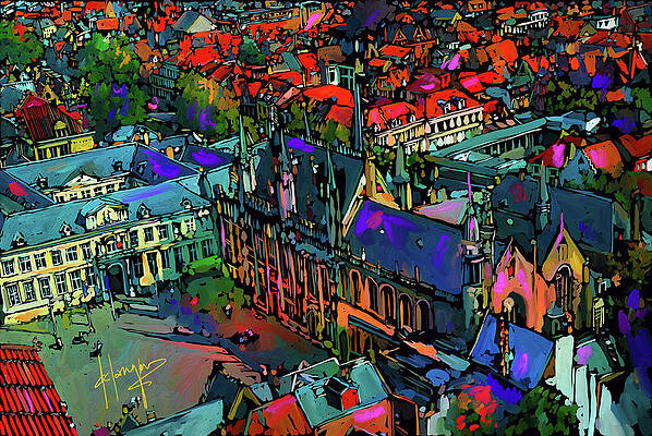 Digital City Paintings Page 34 Of 35 Fine Art America