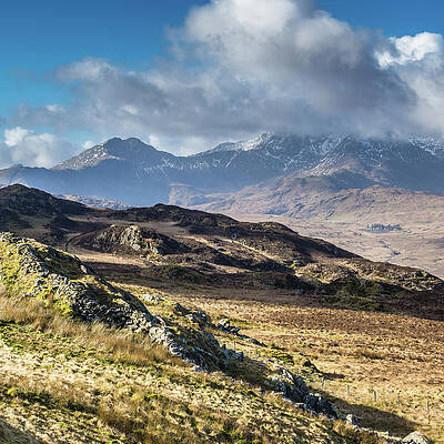  Photograph - View from Moel Siabod, Snowdonia, North Wales by Anthony Lawlor