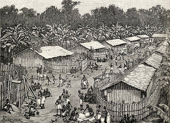 African Village Drawings Fine Art America Market drawing easy for kids. african village drawings fine art america
