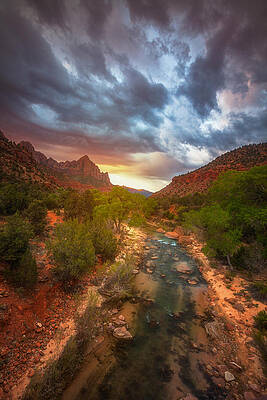 Wall Art - Photograph - Watchman Lights by Darren White