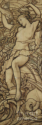 Wall Art - Drawing - Water by Frederick G Smith