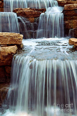Wall Art - Photograph - Waterfall cascade by Elena Elisseeva