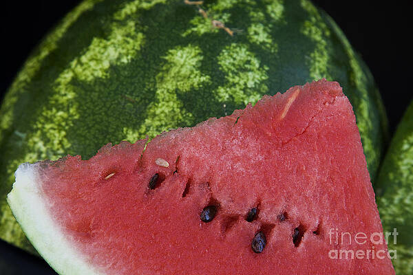 Wall Art - Photograph - Watermelon Slice by Inga Spence