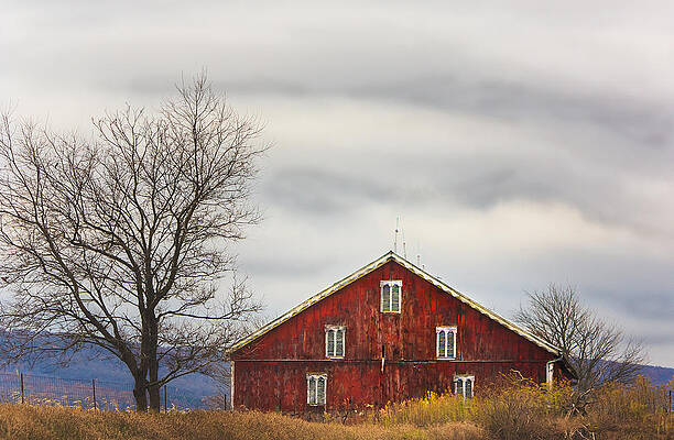 Wall Art - Photograph - Weathered Barn off the Turnpike by Joni Eskridge