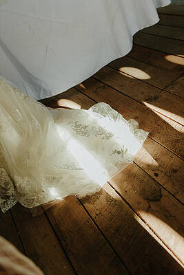 Wedding Dress with Filtered Sunlight by Amber Flowers Wedding Dress with Filtered Sunlight by Amber Flowers