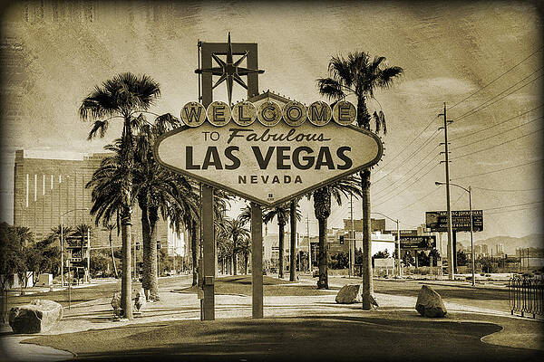 Iconic Las Vegas Welcome Sign PoP Art Original Painting by Megan