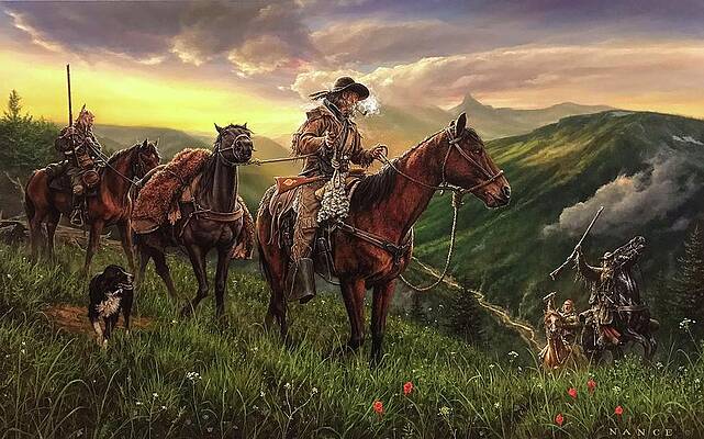 Mountain Man Paintings Fine Art America