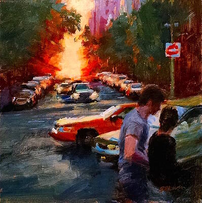 Westside Sunset No. 3 by Peter Salwen Westside Sunset No. 3 by Peter Salwen