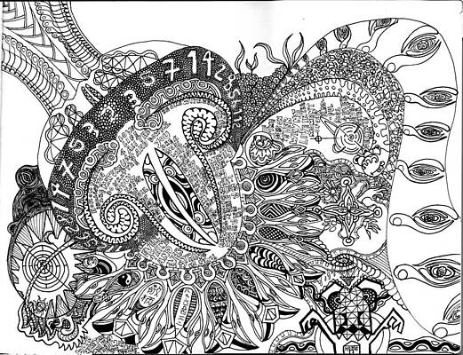 Wall Art - Drawing - What is the Soul for? by Richard Troche