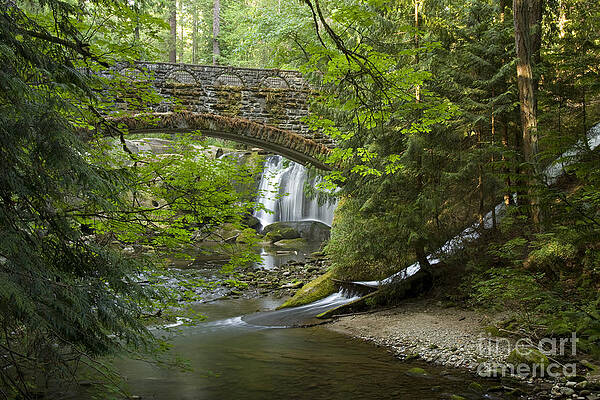  Photograph - Whatcom Falls Bridge by Idaho Scenic Images Linda Lantzy