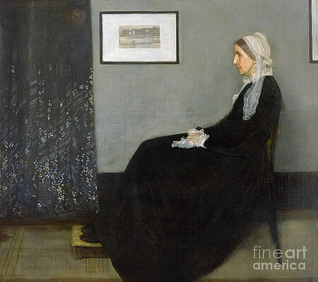 Wall Art - Painting - Whistlers Mother by James McNeill Whistler