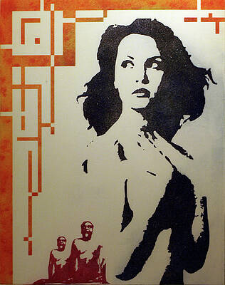 Wall Art - Drawing - Who's There? by Erik Paul
