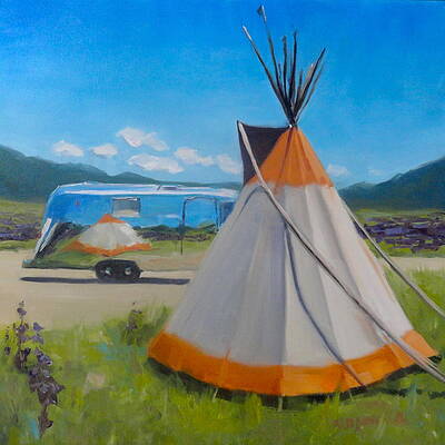  Painting - Wildflowers in Angel Fire by Elizabeth Jose