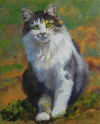 Winston Cat Portrait by Alice Leggett Winston Cat Portrait by Alice Leggett