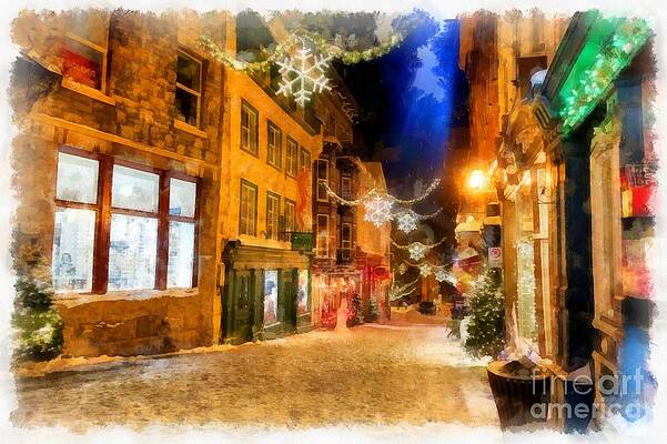 Old Town Quebec City Art Fine Art America