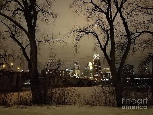 Wall Art - Photograph - Winter in Minneapolis by Natural Focal Point Photography