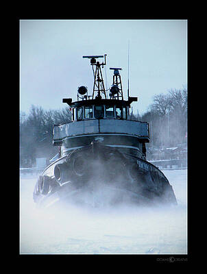 Wall Art - Photograph - Winter Tug by Tim Nyberg
