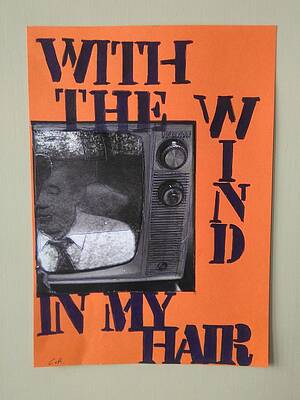 With the wind in my hair by Cristina Ruffoni
