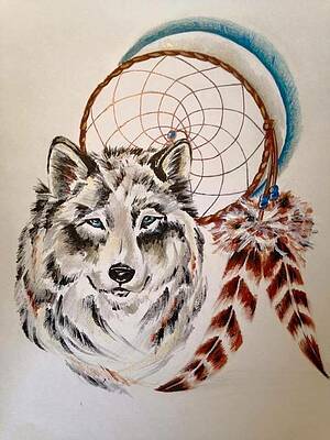 Dream Catcher Drawing by Salty Puppy - Pixels