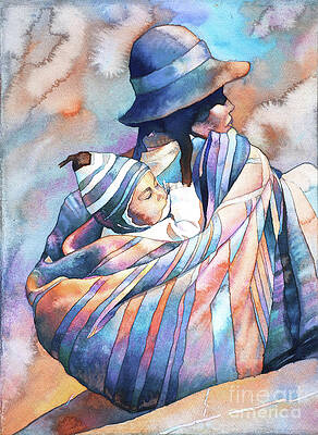 Peruvian Women Paintings Fine Art America
