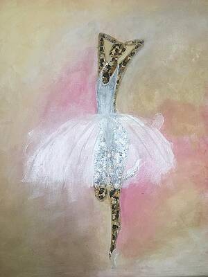 Abstract Ballerina Paintings Fine Art America