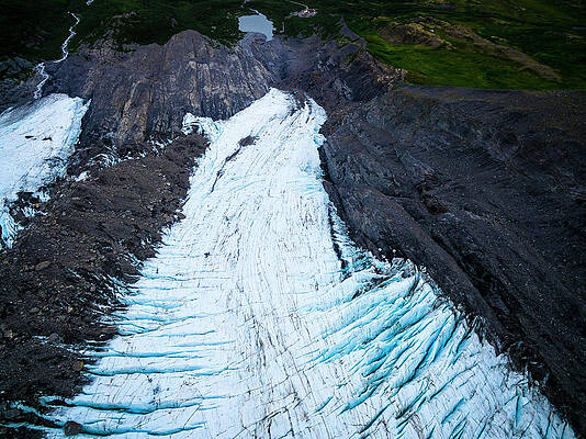 Worthington Glacier from Above by Kyle Lavey Worthington Glacier from Above by Kyle Lavey