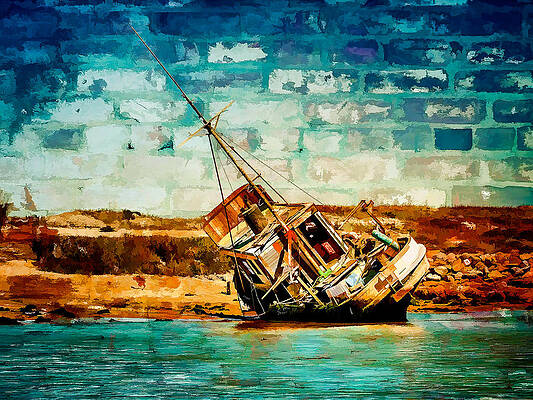 Wreck at Moss Landing by Susanne Nichols