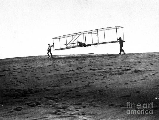 Wall Art - Photograph - Wright Brothers Glider, 1902 by Science Source