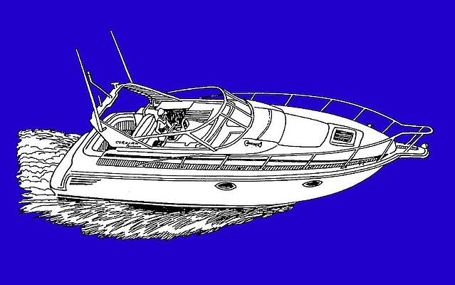 Sport Fishing Boat Drawings for Sale - Fine Art America