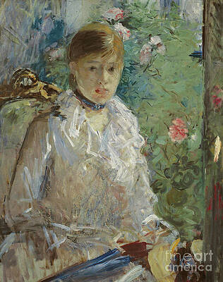 Woman Sitting In Chair Paintings Fine Art America