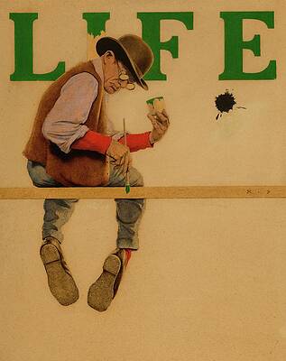 Wall Art - Painting - A Man Of Letters by Maxfield Parrish