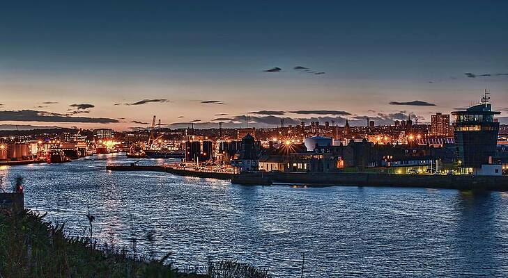 Aberdeen Harbour by Michael Kerr Aberdeen Harbour by Michael Kerr