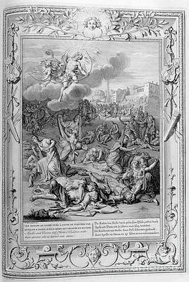 Apollo And Diana Kill Niobes Children Print by Print Collector