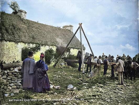 Battering Ram Back with them, away with them by robert french colorized by Ahmet Asar by Ahmet Asar Battering Ram Back with them, away with them by robert french colorized by Ahmet Asar by Ahmet Asar