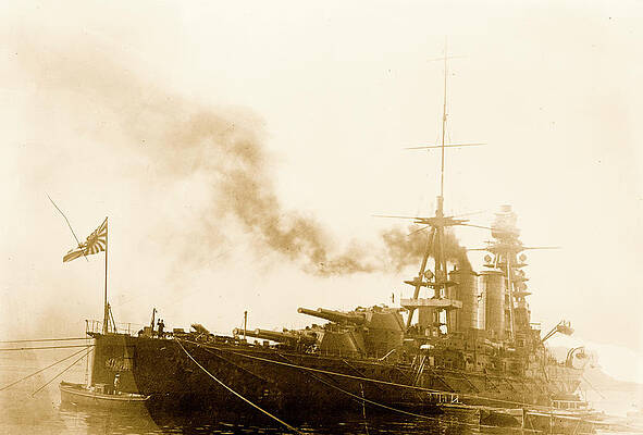 Wall Art - Painting - Battleship Nagato #1 by