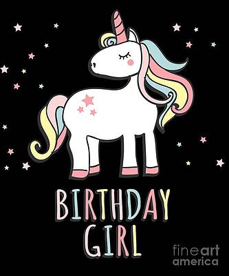 Wall Art - Digital Art - Birthday Girl #1 by Flippin Sweet Gear
