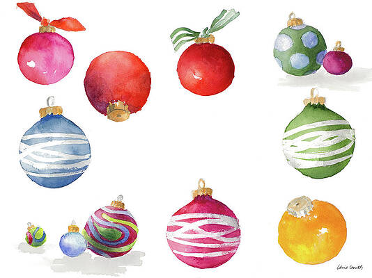 Christmas Watercolor Paintings Fine Art America