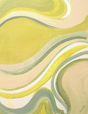 Wall Art - Painting - Curve Linear II #1 by Lanie Loreth