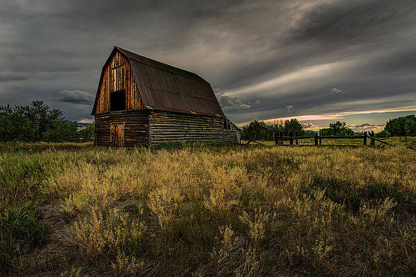 Dark Clouds over the Barn by Rick Strobaugh Dark Clouds over the Barn by Rick Strobaugh