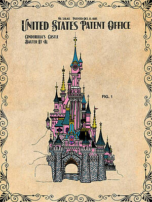 Disney World Drawings - Fine Art America