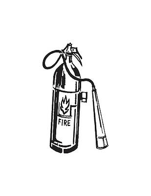 Fire Extinguisher Drawings - Fine Art America
